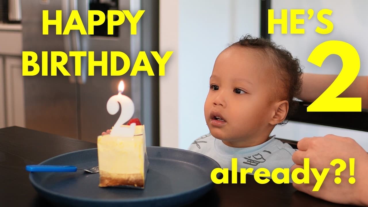 Thumbnail for Tiki & Jie Jie video about their son's second birthday
